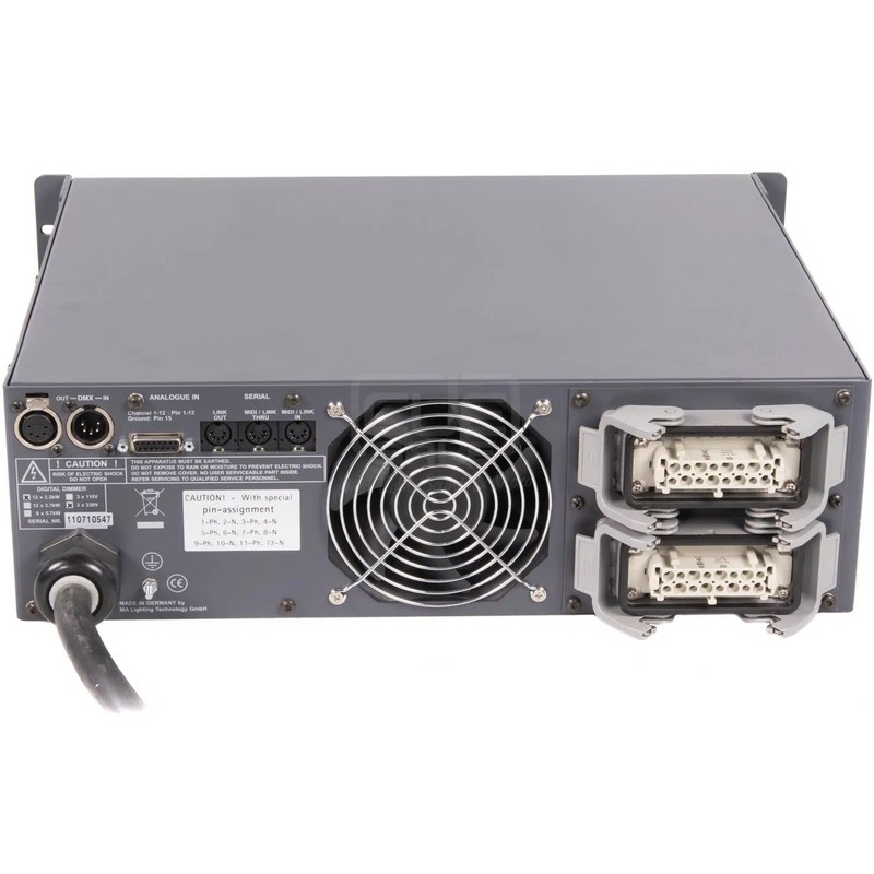 MA Lighting 12 x 2.3kW Dimmer DMX Harting